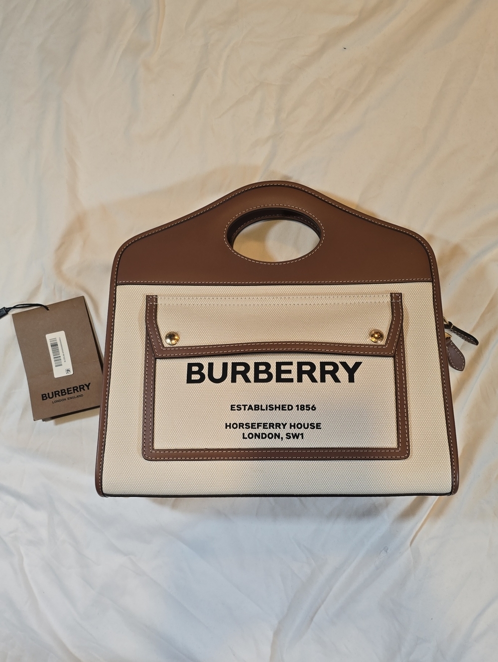 Burberry Small Pocket Tote
